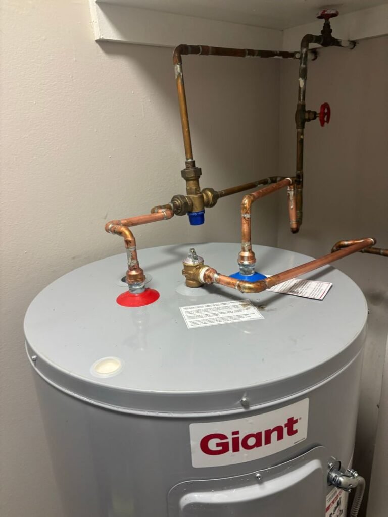 New Hot Water Tank Installed By Rhino Plumbing